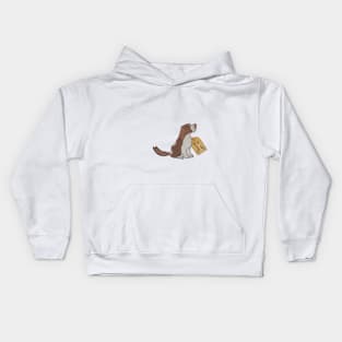 Dash, The English Springer Spaniel Illustration Kids Hoodie